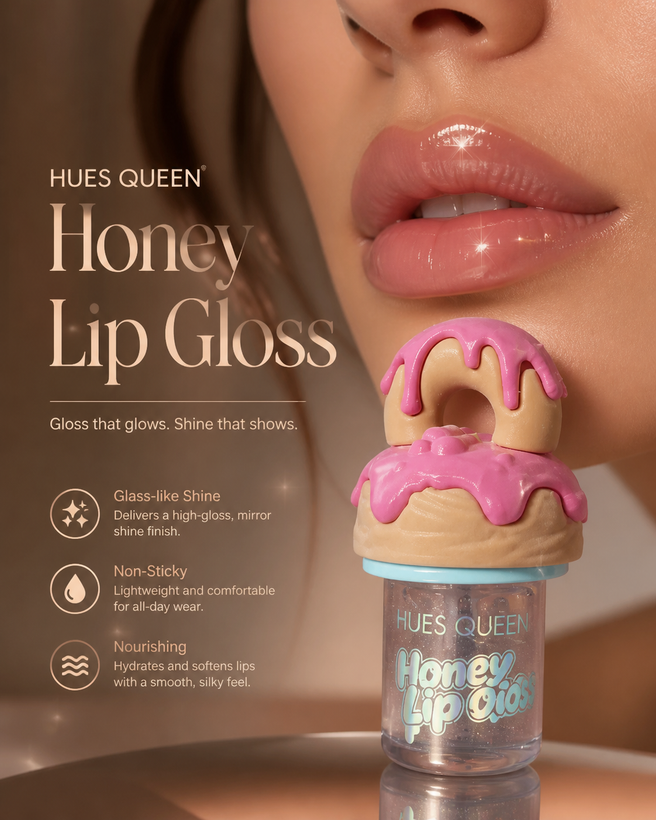 لیپ اویل (Honey Lip Oil) برند Hues Queen