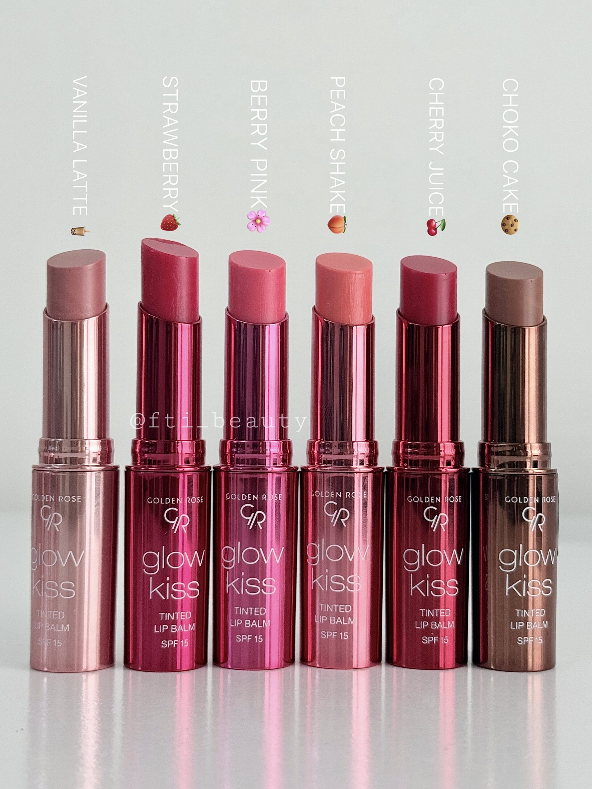 تینت لب گلدن رز مدل Glow Kiss با SPF 15