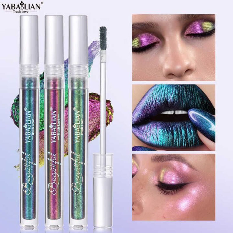 سایه مایع و هایلایتر هفت‌رنگ کروم YABAOLIAN