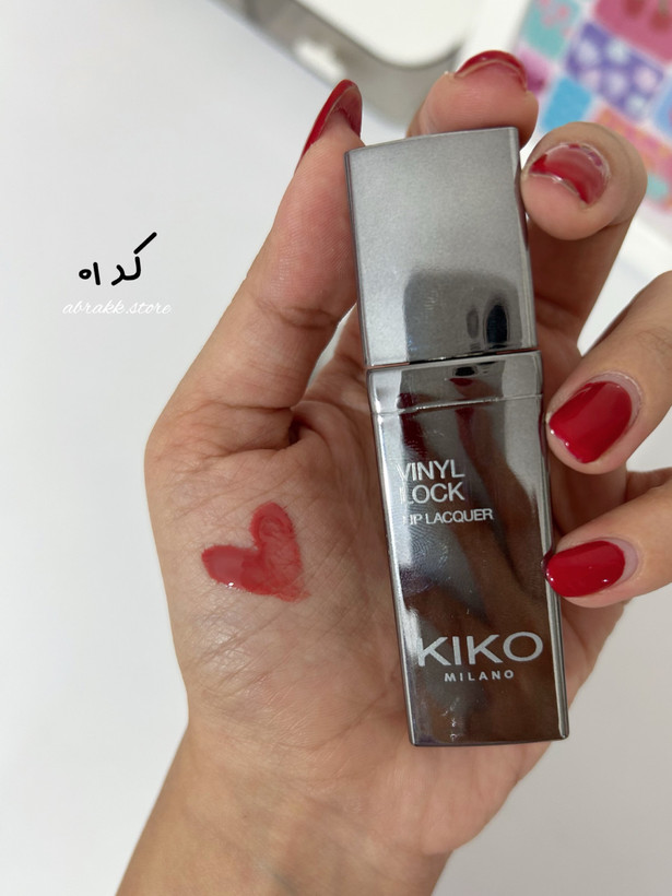 رژ لب جامد کیکو میلانو مدل Vinyl Lock Lip Lacquer