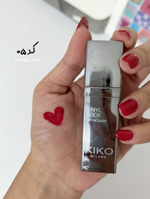 رژ لب جامد کیکو میلانو مدل Vinyl Lock Lip Lacquer